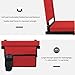 Maeytau Stadium Seats for Bleachers with Back Support, Portable Bleacher Seats with Thick Padded Cushion and Shoulder Strap, Wide Stadium Seat Chair Includes Hooks, Cup Holder and Side Pocket