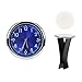 Produktbild HEZHOUJI Quarzuhren Auto Uhr Leuchtende analoge Uhr Ornamente Luftauslass Dekoration Autoelektronik, blau