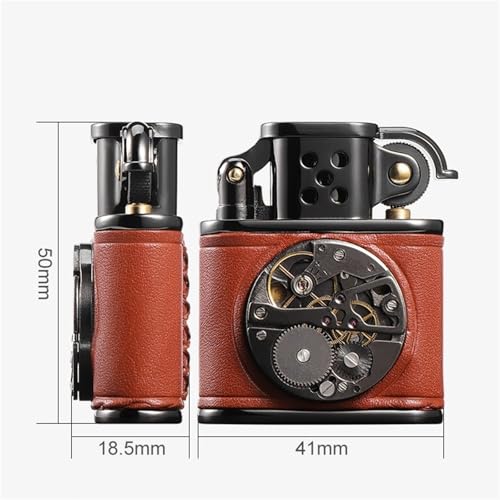 Encendedor de Aceite Vintage para Hombre Verde miniatura 7