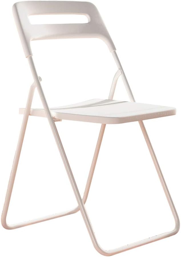 Simple and Portable Folding Chair Garden Leisure Chair Strong Load-Bearing Capacity Ergonomic Design Non-Slip Foot Pad Hollow Back