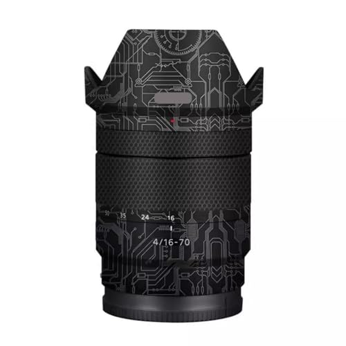 Autocollant vinyle Sony E 16-70 mm F4 ZA : protection anti-rayures et habillage circuit titane optique