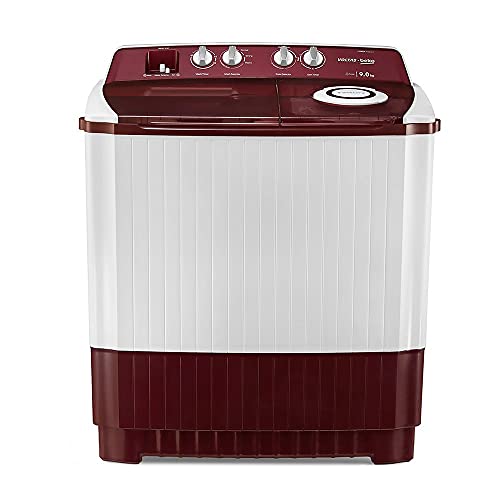 Image of Voltas Beko 9 kg Semi Automatic Washing Machine (Burgundy) WTT90ABRT, Top Load