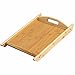 Serviertablett Rechteckig Frühstückstablett Robuste Tablett Bambus Mahlzeiten Tablett Frühstück mit Griffen Vielseitiges Holztablett für Abendessen Tabletts, Tee Tablett, Bar Tablett