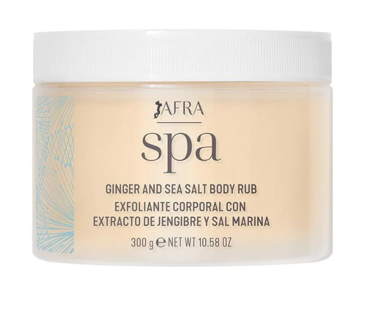 Jjafra Spa Ginger & Sea Salt Body Rub, 10.58 oz, 300 g