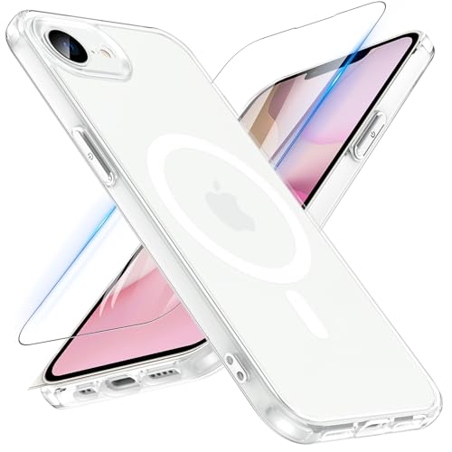 【美品】iPhone 16e 256GB 純正ケース＆Belkinフィルム iPhone 16 用 保護フィルム | 上級者向け曲面対応高光沢タイプ, 表面