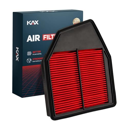 KAX Premium Engine Air Filter, GAF012 (CA10467) Replacement for Honda Accord 2008-2012 2.4L, Crosstour 2012-2015 2.4L, Filter with Longer Life, Protect and Improve Engine Performance