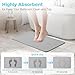 Yinoos Diatomite Stone Bath Mat, Premium Non-Slip Natural Diatomaceous Earth Bathtub Quick Drying Mats for Bathroom Floor (23.6