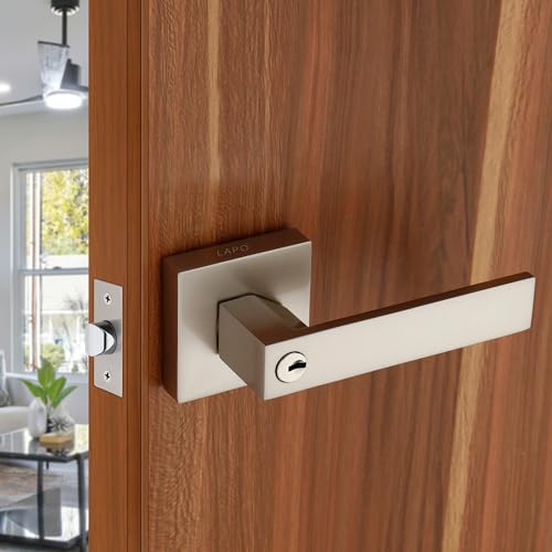 Image of LAPO Mortise Security Hardware for Main Door | Chrome Finish | Suitable for 30-50mm Thickness | 3 Computer Brass Keys | Reversible Fit| Easy Installation |Secure Door Lock | 3 Year Warranty