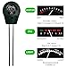 Soil Probe All-in-One pH/Moisture/Light Tester Digital Plant Care Soil Meter for Garden, Lawn, Farm, Indoor & Outdoor Use Promotes Healthy Plant Growth (Green ST-01) (Black)