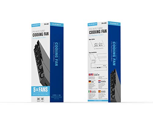 ElecGear PS4 Ventola di Raffreddamento, Controllo