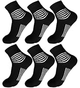 JDQ 3 Pairs Low Cut Compression socks for women and men Running Ankle Athletic Socks 15-20mmHg & ...