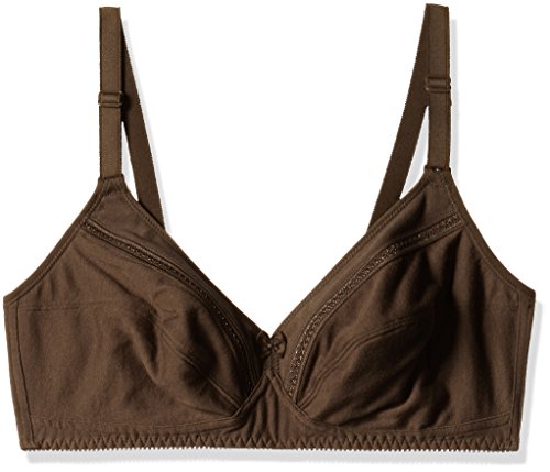 Image of Triumph Comfort Wireless Non Padded Everyday Women Cotton Bra Soft Breathable Cotton, Cut‑n‑Sew Cups 3 /4 Coverage, High Center Bridge Lace Trim & Bow Daily Comfort, Natural Shape Pack Of 1
