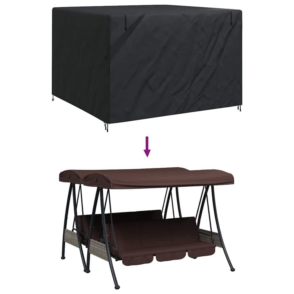 vidaXL Housse pour balancelle d'extérieur 250 x 250 x 160 cm