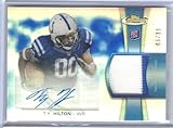 Ty Hilton 2012 Topps Finest Refractor Rpa Rookie Patch Auto Rc #d 46/99 - Football Slabbed Autographed Rookie Cards