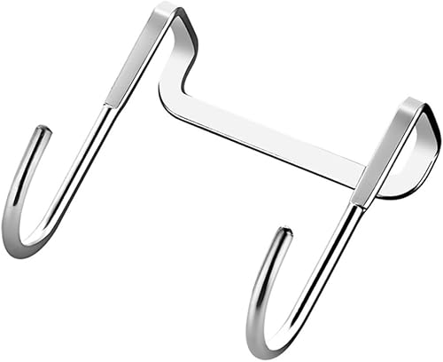 4 ganchos sólidos tipo S negro extraíble impermeable para gabinete de cocina dormitorio bar hotel