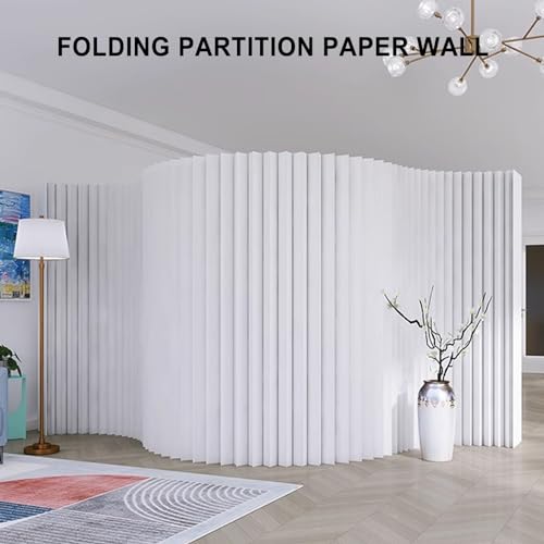 Cloisons de séparation en papier pliables et multifonctions pour la maison 3x1.8m - 2