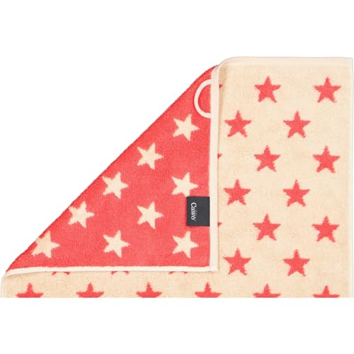 Cawö Handtücher New Stars Sterne klein 6261 beige/pink - 32
