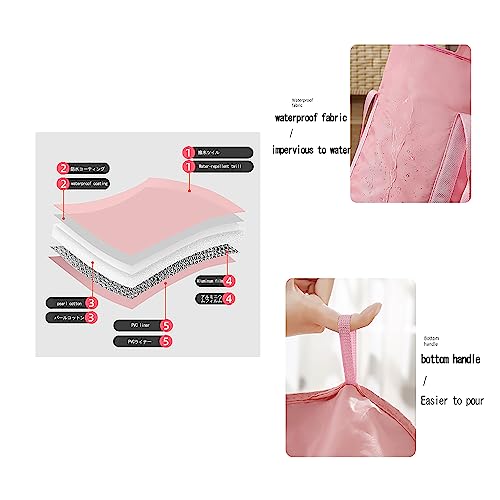 Spa de pies portátil plegable color rosado miniatura 7