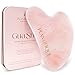 PLANTIFIQUE Gua Sha Rose Quartz Tool for Face Anti Aging Massage Tool - GuaSha Tool - Facial Skin Care Products - Massager for Your Skincare Routine