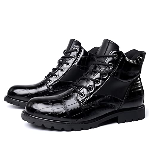 CHUUMEE Men's Fashion Boots Motorcycle Combat Ankle Dress Boots