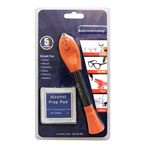 Glue with UV Light Liquid Plastic Welder Adhesive, Bond, Fix, Repair Almost Anything in Seconds, 4g, Clear