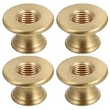 VALICLUD 4 Stück Messing Gewindeverbinder M10 Innengewinde Massive Lampenverbinder für Tisch und Wandlampen T Förmige Messingrohrkupplungen für Lampenreparatur