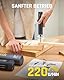Fanttik S1 Pro 3.7V Magnetische Electric Screwdriver, Leistungsstarkes-Schraubendreher-Set mit 16 Bits, Einstellbare 3 Drehmomente bis zu 6 Nm, 2000-mAh-Akku, Geeignet für die Möbel/Computerreparatur