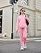 Arshiner Girls Pink Hoodies Jogger Set 2 Piece Basic Sweatsuit Pullover and Sweatpants Fashion Tracksuit Outfits