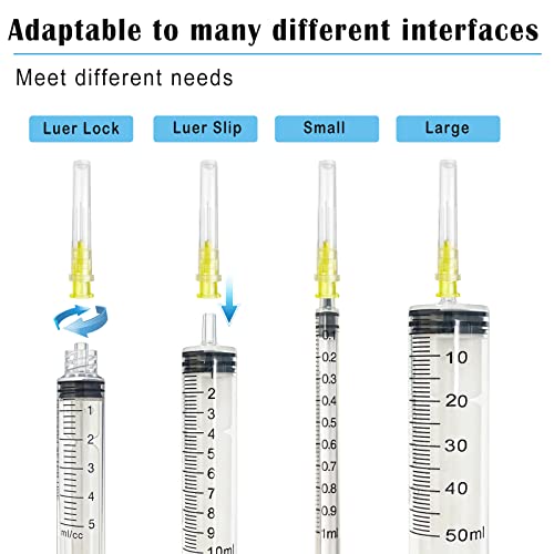 Image of 100pcs 30 gauge 1 /2 inch Needle Luer Lock for Scientific Lab