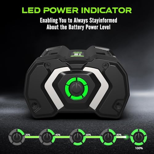 Image of Replacement for EGO 56V Battery 2.5Ah BA1400T BA1400 Compatible with All Power 56V EGO Power+ Tools, Battery with Upgraded Fuel Gauge