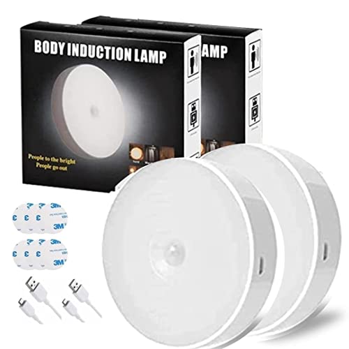 One94Store Motion Sensor Light for Home with USB Charging Self Adhesive Led Nightlight Rechargeable Body Sensor Wall Light for Bedroom, Stairs (Cool W