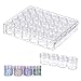 Produktbild HAPY SHOP Aufbewahrungsbox mit 30 kleinen Perlen Diamant Malerei Aufbewahrung Behälter mit Deckel Diamant Gemälde Zubehör Aufbewahrungstasche für DIY Kunst Handwerk Reise Creme