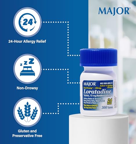 Major 701025 Allergy Loratadine 10 Mg Tablets thumb #3