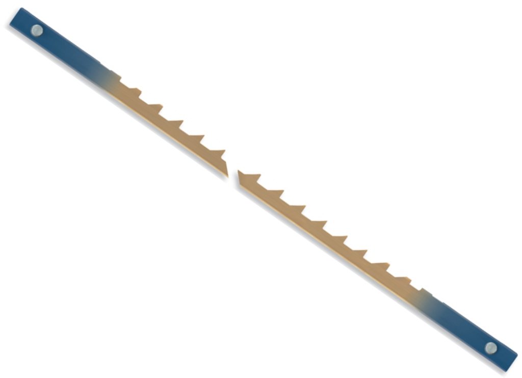 Pégas Pinned Skip 3" Pack of 144 18.5 Teeth Per Inch Woodworking Sawblades