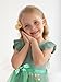 Sinhoon Toddler Girl Tulle Dress Summer Ruffle Sleeveless Baby Girl Fashion Casual Dresses(Green,5T)
