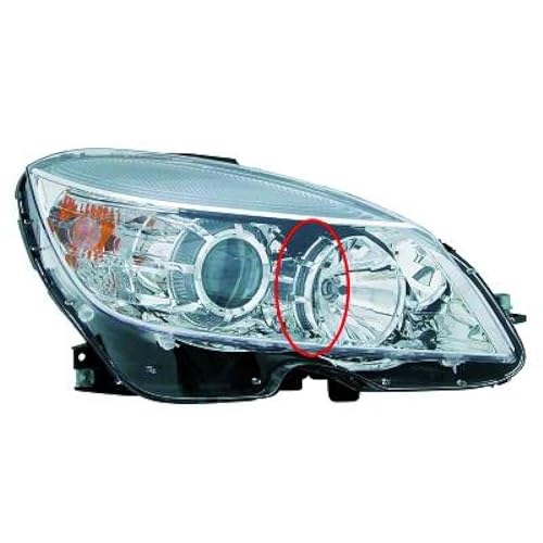 Phare avant gauche H7 pour Mercedes Classe C 2007 optique halogène d'origine