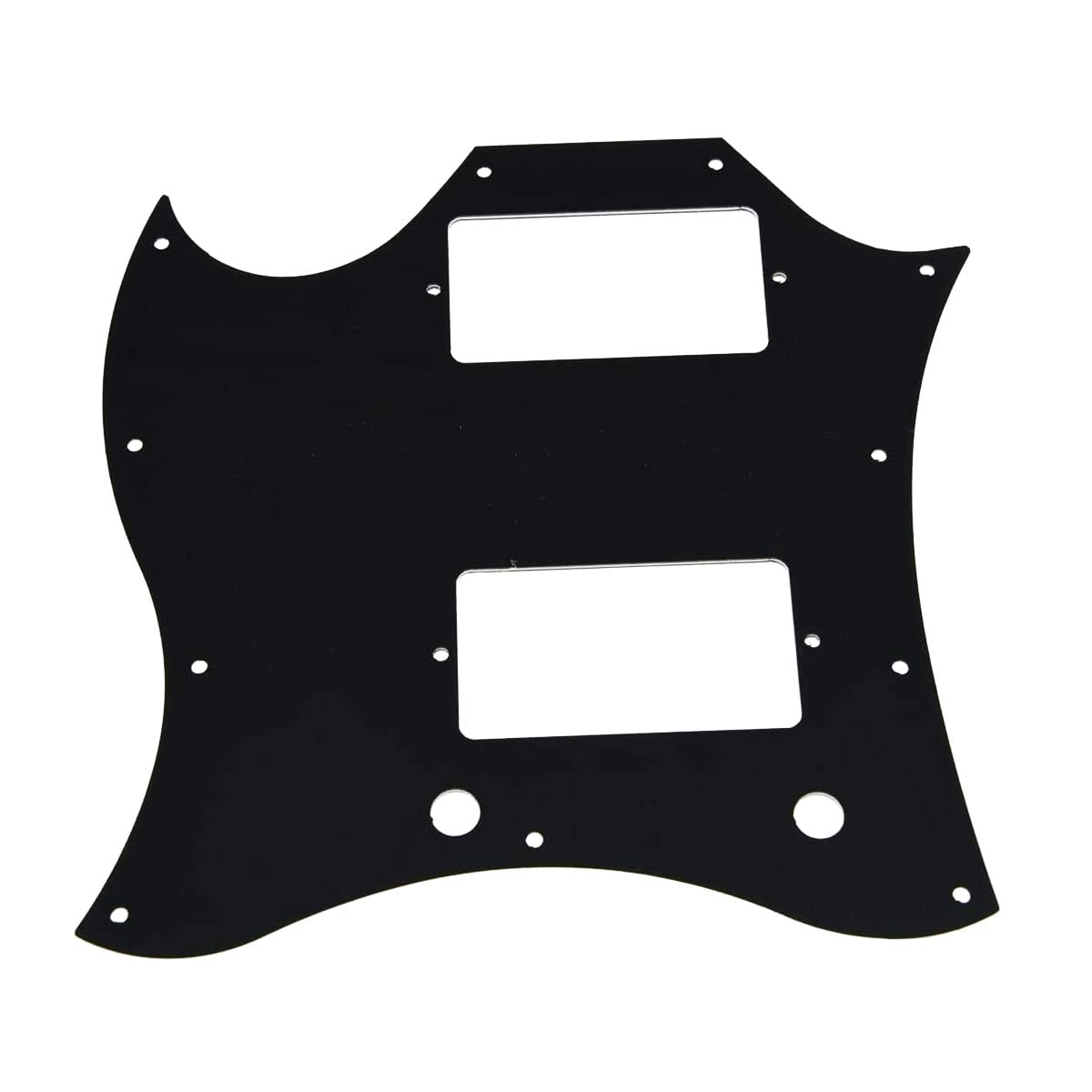 Dopro American Standard SG Guitar Full Face Pickguard for USA SG Special Guitar Black Pearl - Image 2