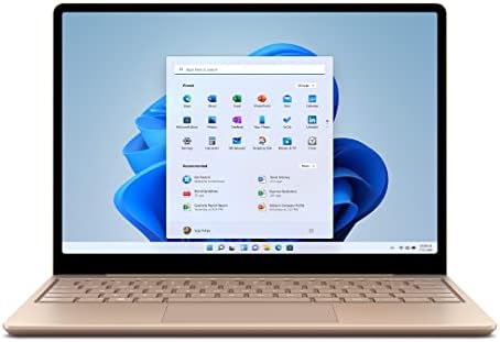 Microsoft Surface Laptop Go 2 Ultra-Thin 12.4 Touchscreen Laptop - Sandstone - Intel Core i5 - 8GB RAM - 128GB SSD - Windows 11 Home - 2022 model