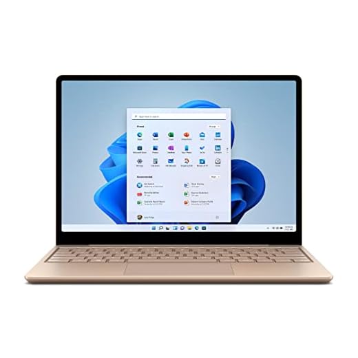 Microsoft Surface Laptop Go 2 - 12,4" Touchscreen - Memória Intel Core i5 8GB - SSD 128 - Arenito (modelo mais recente)