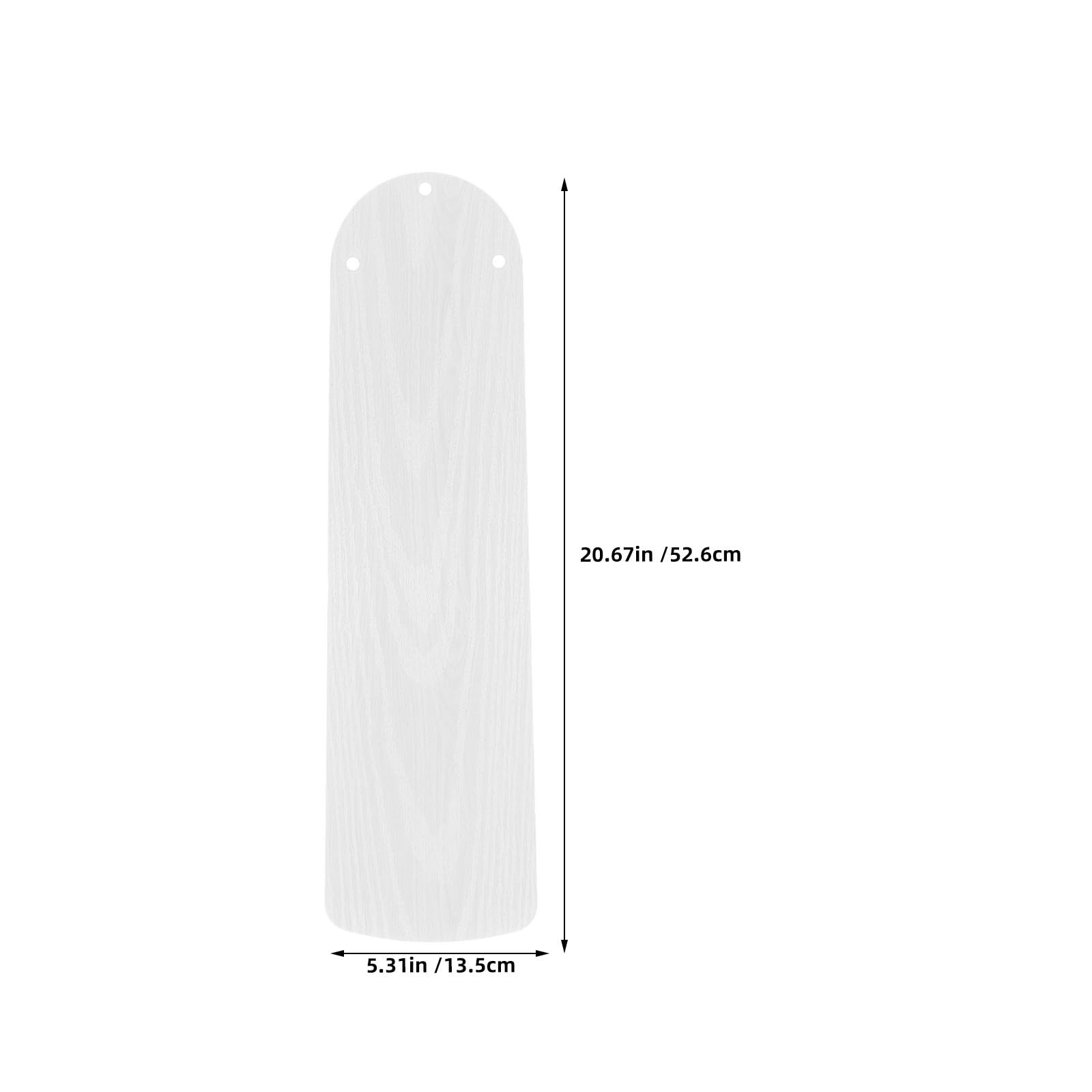 Pale Ricambio Ventilatore Soffitto 5 Pezzi Plastico Effetto Legno