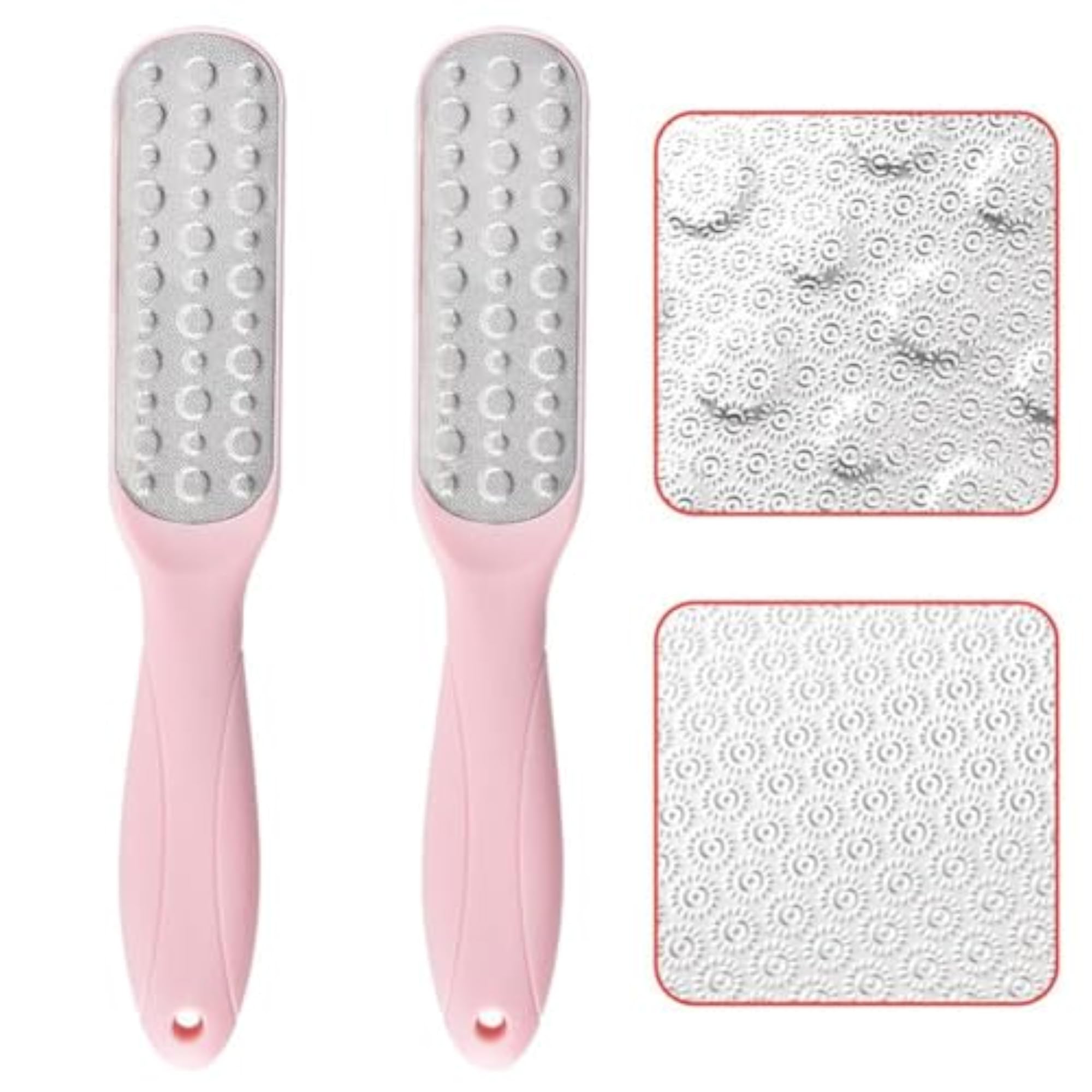 2 Pcs Double Sided Multidirectional Nickel Foot File Callus Remover