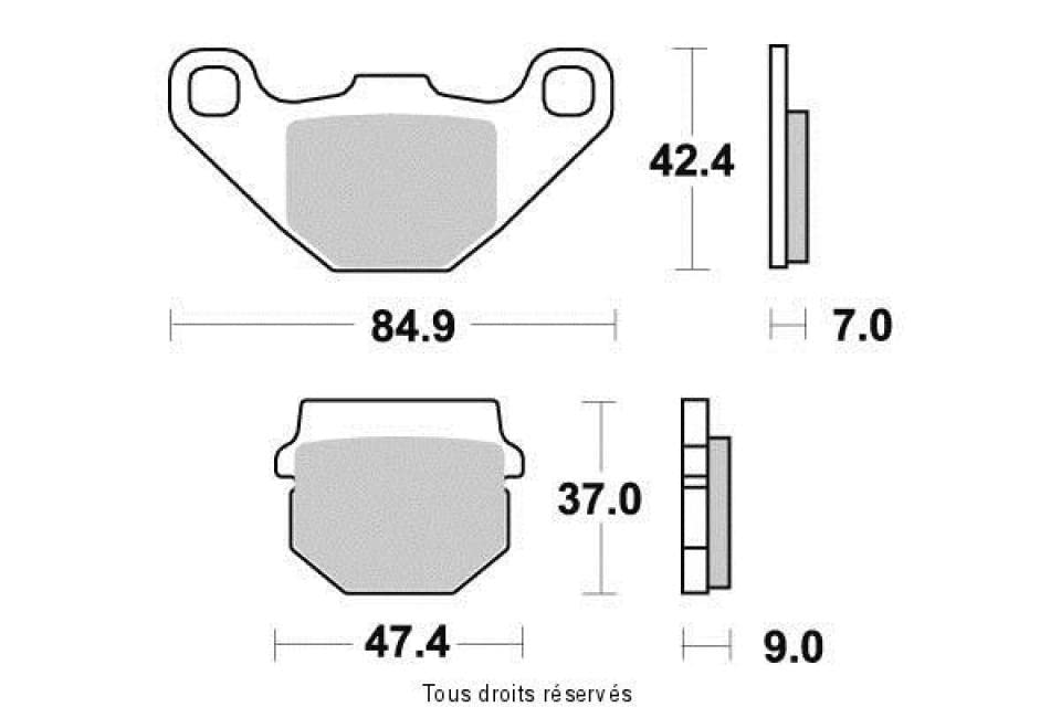 pastiglie freno tecnium per scooter malaguti 50 f12r phantom lc 2007 al 2012 av nuovo