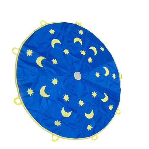 ERYUE Paracaídas de Paraguas de Arcoíris para Niños Al Aire , Juego Creativo Ballute para Actividades Deportivas Infantiles