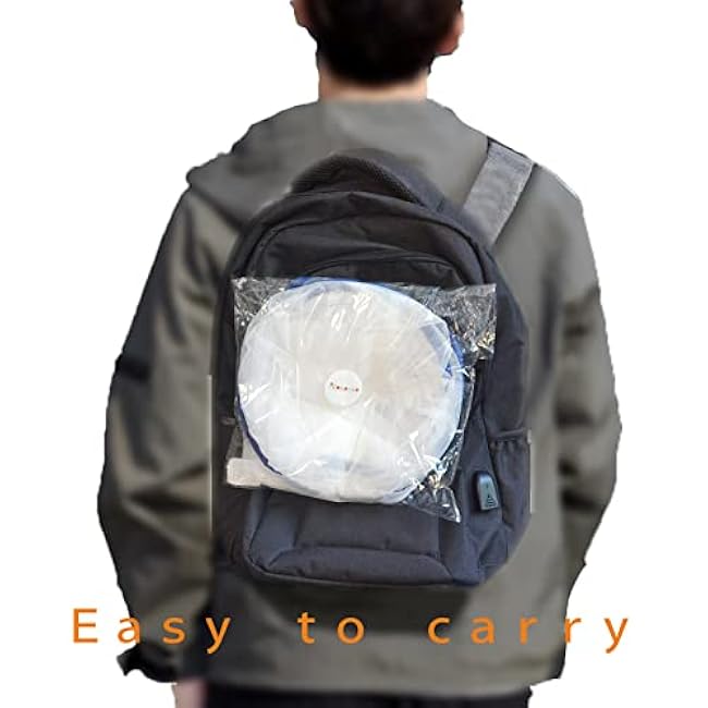 CMINGJ Portable Mosquito Head Net Foldable Pop-Up Travel Essentials Mosquito Net for Bed Free Installation-Large Size Suitable for Bedroom, Camping, nap (Large)