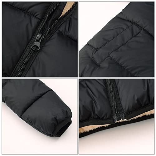 Happy Cherry Toddler Coat 5T Hunting Coats Baby Boys' Outerwear Jackets Boys Padded Jacket Black, 4-5 Years #TOP3