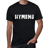 Homme Tee-Shirt Hymens T-Shirt Vintage Noir Profond L