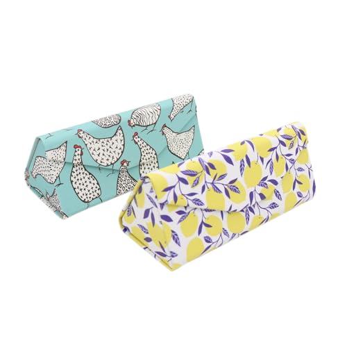 Image of Real Sic Glasses Case for Men and Women - Magnetic Folding Hard Shell Sunglass Holder - Inspired by Adorable Animals