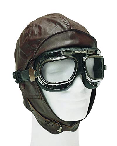 Casque Pilote en Cuir Mil-Tec