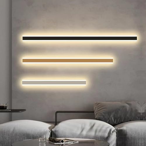 Luz LED rectangular apliques de pared interiores regulables para cocina y baño 6