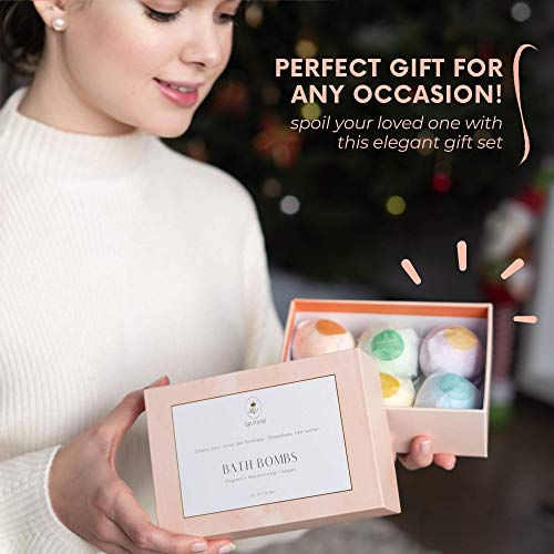 Levitural Bath Bombs, Dead Sea Salt, Essential Oils, Relaxing and Tranquility Organic Aromatherapy - Christmas Gift Ideas (Set of 6) - Image 6